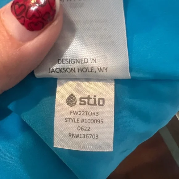 Stio Fernos Insulated Vest Women's Size XS Blue Full Zip Outdoor Hiking Camping - Picture 11 of 11